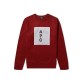 A.P.C. Rue Madame Paris Unisex Bordo Sweatshirt