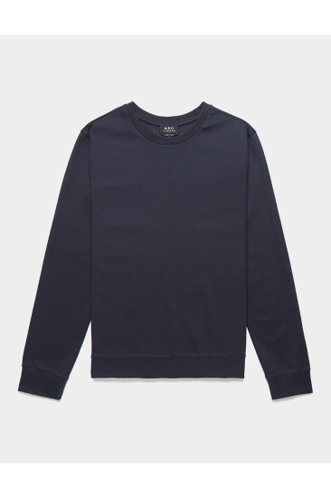 A.P.C. Rue Madame Paris Unisex Lacivert Sweatshirt