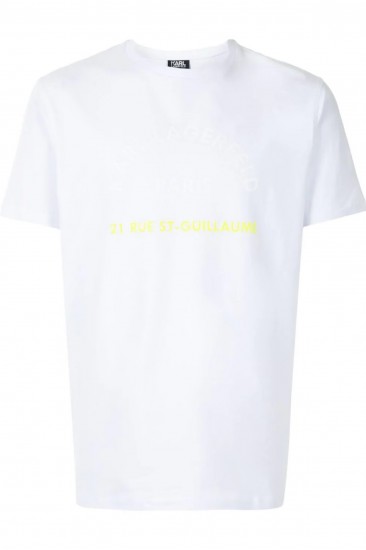 Karl Lagerfeld Rue St-Guillaume Print T-Shirt