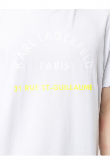 Karl Lagerfeld Rue St-Guillaume Print T-Shirt